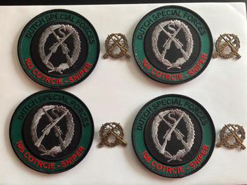 4x KCT sniper badge COTR CIE & sniper speld beschikbaar voor biedingen