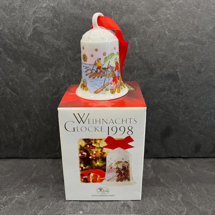Hutschenreuther Weihnachtsglocke 1998 – Flößerlandschaft, Diversen, Kerst, Zo goed als nieuw, Ophalen of Verzenden