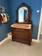 Vintage commode marmer blad, Kinderen en Baby's, Ophalen, Gebruikt, 105 cm of meer, 100 cm of meer