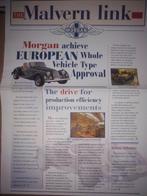 5x Morgan brochures/folders: Malvern Link + 3x 4/4 + TVR, Ophalen of Verzenden, Zo goed als nieuw, Overige merken