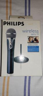 Philips draadloze microfoon, Muziek en Instrumenten, Microfoons, Ophalen of Verzenden, Zo goed als nieuw, Overige typen, Draadloos