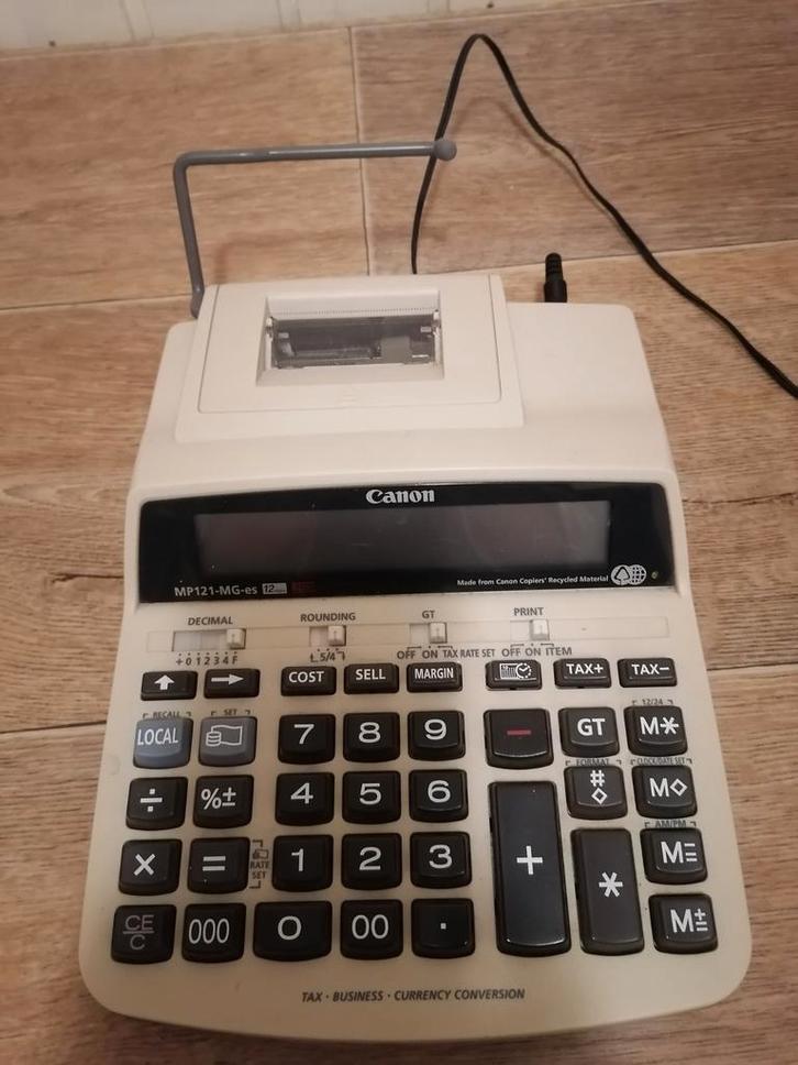 Canon MP121-MG-es Rekenmachine met Printer, Diversen, Bureau-accessoires, Gebruikt, Ophalen of Verzenden