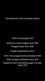 Verschillende 2 takt onderdelen, Ophalen of Verzenden, Nieuw, Overige typen, Overige merken