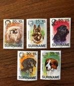 Suriname 1976 Honden Postzegels - Ongebruikt, Ophalen of Verzenden