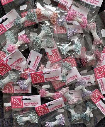 Meeldraden diverse kleuren 24 pakjes beschikbaar voor biedingen