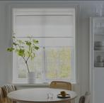 2 Vouwgordijn Ikea wit, 100 x 160. 7,50 per stuk, Ophalen of Verzenden, Gebruikt, Wit