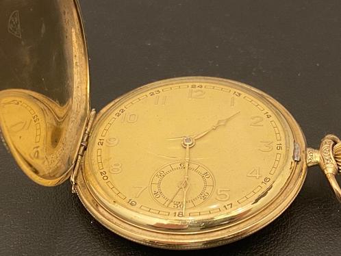 RW Zakhorloge Walz Gold Double 20 Mikron, Sieraden, Tassen en Uiterlijk, Horloges | Antiek, Zakhorloge, Overige merken, Overige materialen