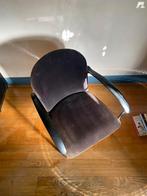 Gispen 414 Fauteuil - Dutch Originals, Huis en Inrichting, Stoelen, Gebruikt, Zwart, Ophalen of Verzenden, Metaal