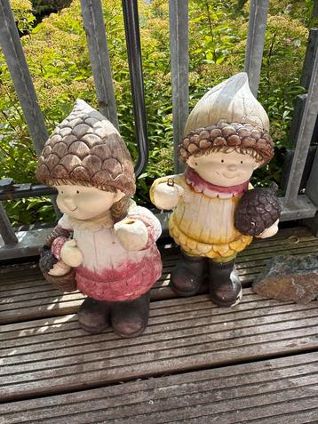 Leuke Tuinkabouters - Set van 2 beschikbaar voor biedingen