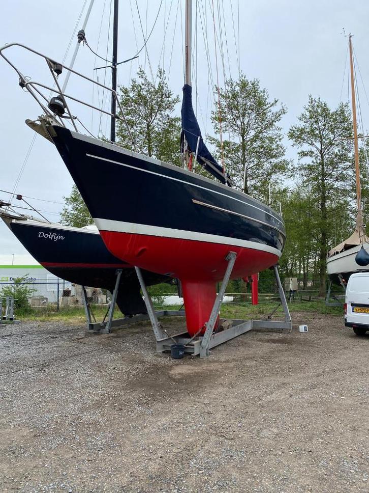 zeiljacht 35 ft, Watersport en Boten, Kajuitzeilboten en Zeiljachten, Zo goed als nieuw, Tourjacht of Cruiser, Polyester, 9 tot 12 meter