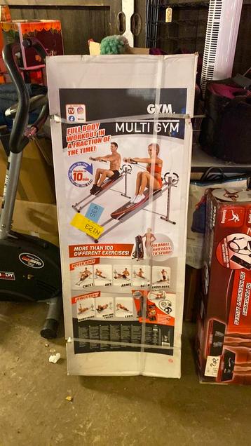 Fitness apparaten beschikbaar voor biedingen