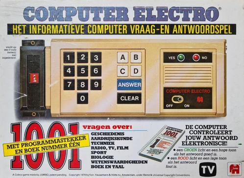 Jumbo Computer Electro deel 1, 2 én 3 uit 1980;, Verzamelen, Elektronische Apparatuur, Ophalen of Verzenden