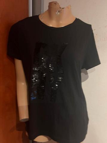 DKNY shirt met lovertjes maat L  origineel zgan beschikbaar voor biedingen