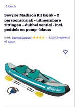 Sevylos Madisons kit kajak 2 per soon, Watersport en Boten, Kano's, Ophalen of Verzenden, Zo goed als nieuw, Twee personen