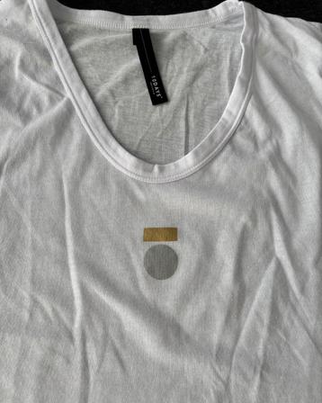 10days logo tee / T-shirt / top wit maat 1 beschikbaar voor biedingen