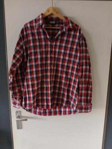 Geblokte blouse rood,wit en blauw maat l beschikbaar voor biedingen