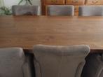 Eetkamertafel Eiken, Huis en Inrichting, Tafels | Eettafels, Ophalen, Landelijk klassiek, Eikenhout, 200 cm of meer