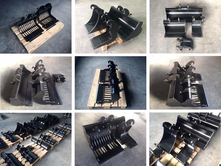 Graafbakken puinbakken wortelmessen harken CW00, CW0 CW05, Zakelijke goederen, Machines en Bouw | Kranen en Graafmachines, Graafmachine