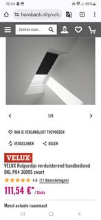 Velux dakraam rolgordijn 2 stuks, Zwart, Zo goed als nieuw, Minder dan 100 cm, 50 tot 100 cm