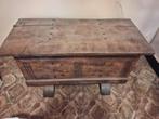 Antieke houten dekenkist, Huis en Inrichting, Woonaccessoires | Kisten, Ophalen, Gebruikt, 50 tot 100 cm, 50 tot 75 cm