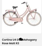 Cortina U4 mahogany 28 inch 50 cm frame met rollerbrakes 3V, Fietsen en Brommers, Fietsen | Dames | Damesfietsen, Versnellingen