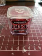 Rode Warhammer Dice, Ophalen of Verzenden, Zo goed als nieuw, Warhammer