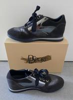 DLSPORT Sneakers - Grijs Leer - Maat 39, Kleding | Dames, Ophalen of Verzenden, Grijs, DLSPORT, Sneakers of Gympen