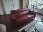 Montel leren bank - Zo goed als nieuw, Verzenden, Minder dan 75 cm, Driepersoons, Leer