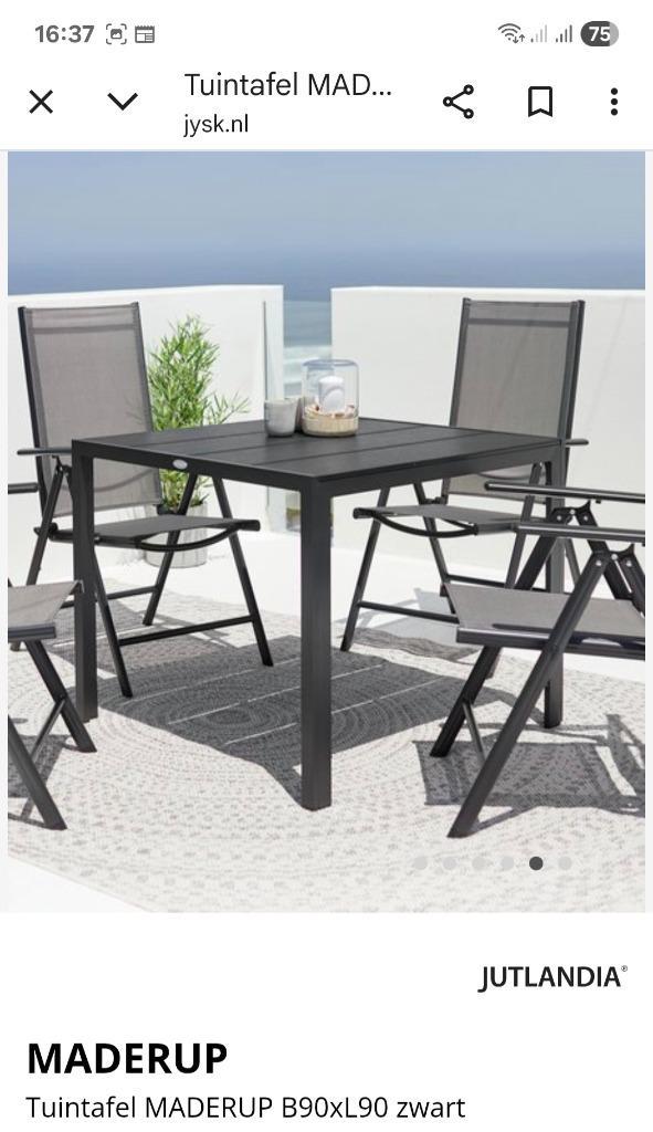 2 x nieuwe tuintafel, Tuin en Terras, Tuintafels, Nieuw, Vierkant, Ophalen