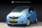 Opel Agila 1.2 Enjoy Automaat / Airconditioning / Dealeronde, Auto's, Opel, Gebruikt, 4 cilinders, Blauw, Origineel Nederlands