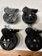 2 stuks zwenkwielen /12 cm doorsnee / kogel lagers, Doe-het-zelf en Verbouw, Ophalen of Verzenden, Nieuw
