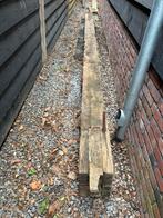 Eiken balk oud/vergrijst, Ophalen, Eiken, Zo goed als nieuw, 50 mm of meer
