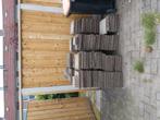 Gratis  tegels stadsveld, Tuin en Terras, Schuttingen, Ophalen of Verzenden, Zo goed als nieuw, Minder dan 3 meter