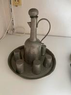 Antiek Tinnen Drank Serveerset, Antiek en Kunst, Antiek | Tin, Ophalen of Verzenden