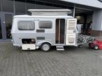 Eriba Touring Triton 430 GT Bed + Zit + WC Bovag 2025! 780KG, Bedrijf, Treinzit, Schokbreker, 4 tot 5 meter