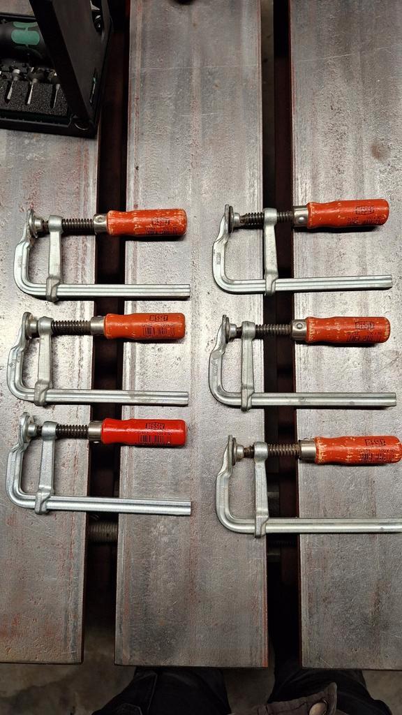 6x Bessey Lijmklemmen 100x50, Doe-het-zelf en Verbouw, Gereedschap | Handgereedschap, Ophalen of Verzenden