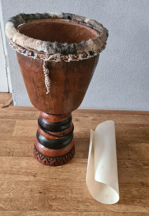 Afrikaanse Djembe Trommel - Handgemaakt, Muziek en Instrumenten, Percussie, Gebruikt, Trommel, Ophalen
