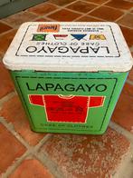 Oud wasmiddelblik Fleuril Lapagayo waspoeder blik, Ophalen of Verzenden, Gebruikt, Overige, Overige merken