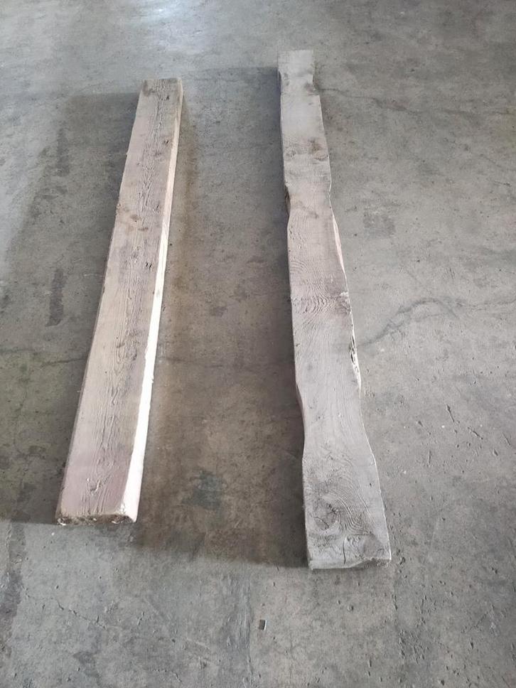 Houten balken, Doe-het-zelf en Verbouw, Hout en Planken, Zo goed als nieuw, Balk, Vuren, 50 mm of meer, Ophalen