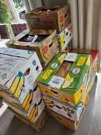 Rommelmarkt spullen 18 dozen huisraad kleding enz, Ophalen, Zo goed als nieuw, Doos, Minder dan 35 cm