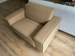 Loveseat - Stof - Licht Bruin, Huis en Inrichting, Banken | Sofa's en Chaises Longues, Minder dan 150 cm, Gebruikt, Stof, 75 tot 100 cm