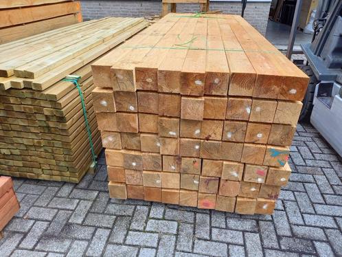 Lariks Douglas palen, balken, overkapping, 15x15 12x12 10x10, Tuin en Terras, Palen, Balken en Planken, Nieuw, Palen, 250 cm of meer