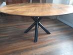 Ronde eettafel, Huis en Inrichting, Ophalen, Gebruikt, 100 tot 150 cm, 150 tot 200 cm
