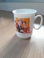 Mok trouwen Willem-Alexander en Maxima, Verzamelen, Koninklijk Huis en Royalty, Ophalen of Verzenden, Zo goed als nieuw, Servies