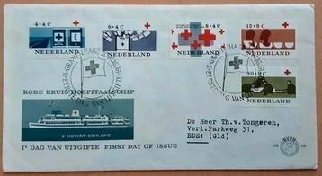 FDC E58 Rode Kruis 1963 NL beschreven beschikbaar voor biedingen