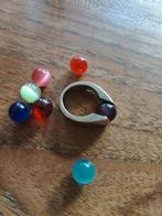 Melano ring met verwisselbare stenen, Sieraden, Tassen en Uiterlijk, Ringen, Ophalen, Zo goed als nieuw, 17 tot 18, Dame
