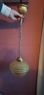 Vintage Hanglamp - Art Deco Stijl, Ophalen of Verzenden