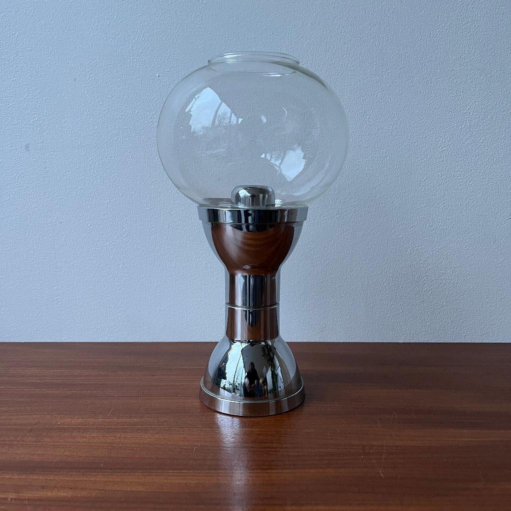 Föhl kandelaar Rhodos jaren 60 70 verchroomd, Huis en Inrichting, Woonaccessoires | Kandelaars en Kaarsen, Vintage, West Germany