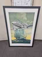 Arjan Gelama royal dutch airplane 1940, Ophalen of Verzenden, 75 cm of meer, 50 tot 75 cm, Print