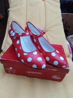 Flamenco schoenen rood/wit stippen, maat 39 (valt klein), Ophalen of Verzenden, Nieuw, Rood, Dansschoenen